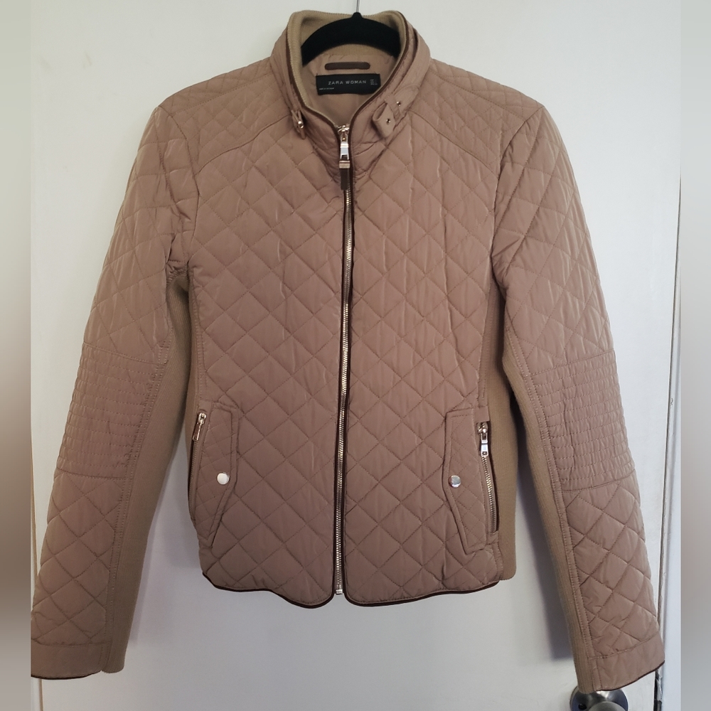 NWOT Zara Brown Jacket (Size Large)